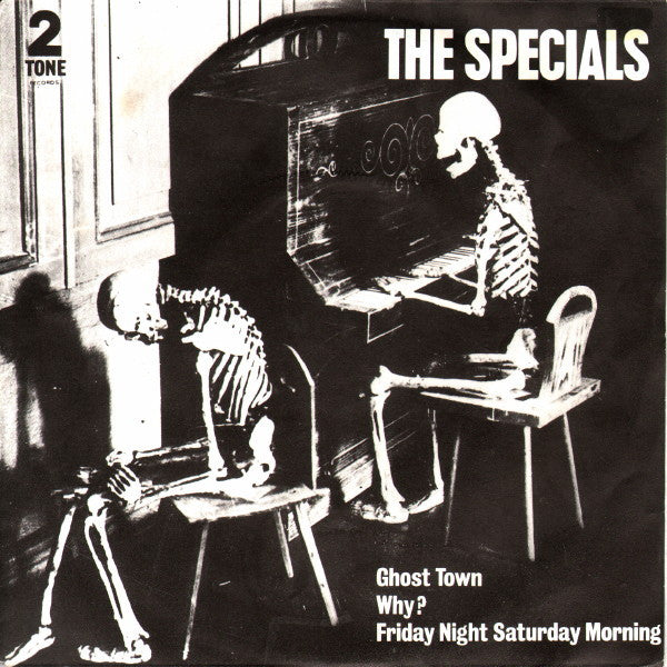 The Specials : Ghost Town /  Why? / Friday Night Saturday Morning (7", Single, Sil)