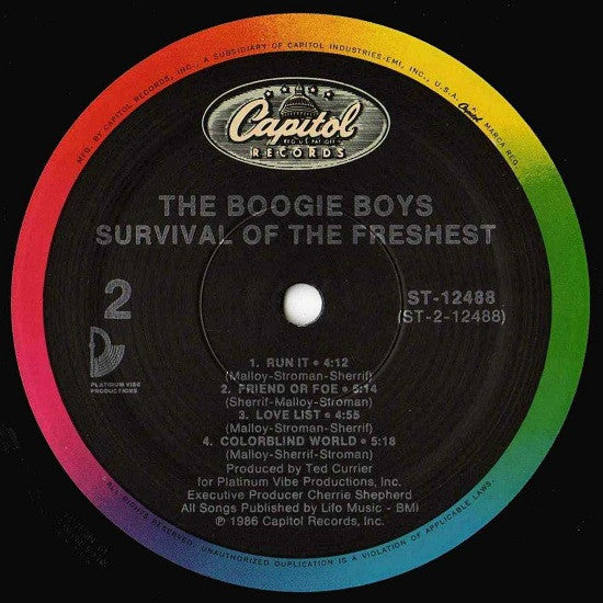 Boogie Boys : Survival Of The Freshest (LP, Album)