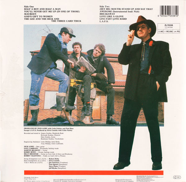 Nick Lowe And His Cowboy Outfit : Nick Lowe And His Cowboy Outfit (LP, Album)