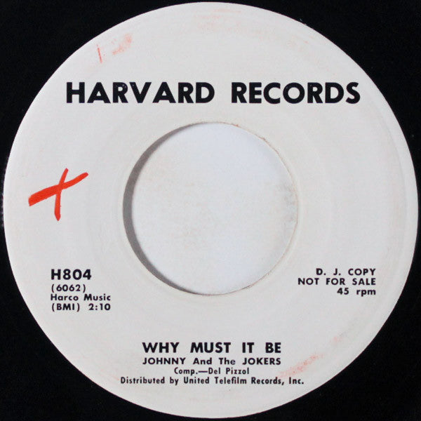 Johnny And The Jokers : Do-Re-Mi-Rock / Why Must It Be (7", Promo)