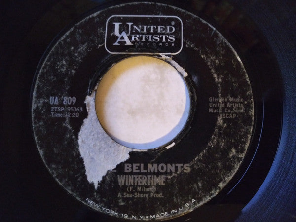 The Belmonts : Wintertime / I Don't Know Why, I Just Do (7")