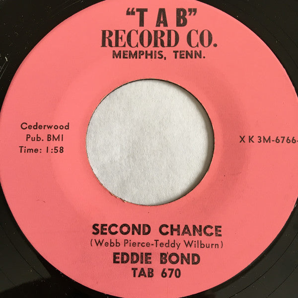 Eddie Bond : Bufford Pusser Goes Bear Hunting With A Switch / Second Chance (7", Single)