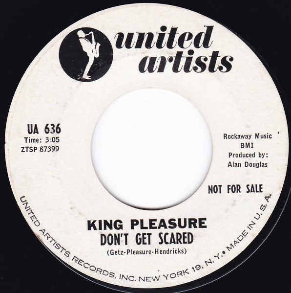 King Pleasure : I'm In The Mood For Love / Don't Get Scared (7", Single, Promo)