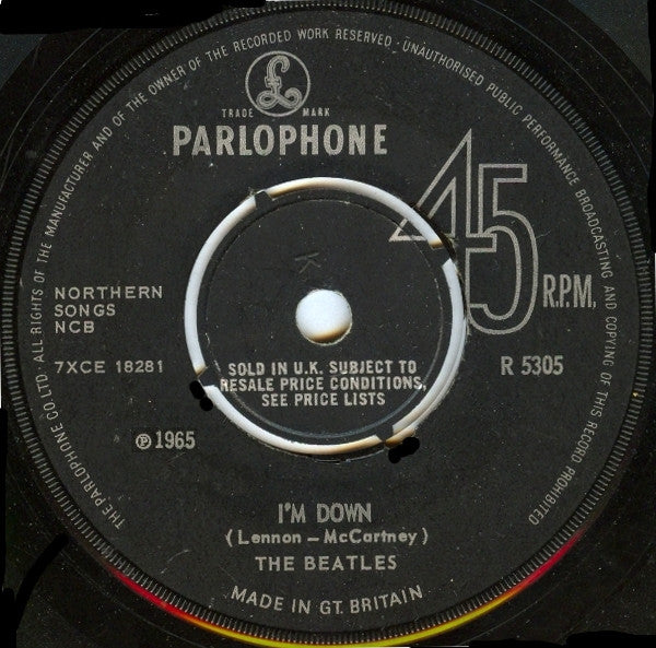 The Beatles : Help! (7", Single)