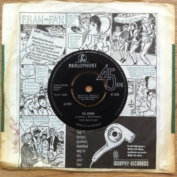 The Beatles : Help! (7", Single)