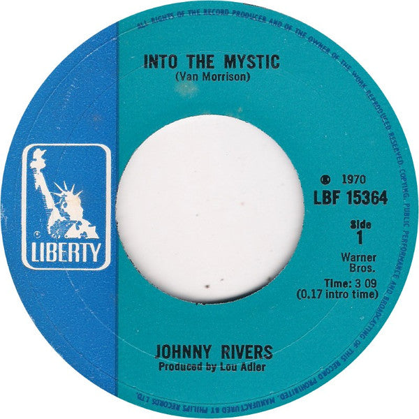 Johnny Rivers : Into The Mystic / Jesus Is A Soul Man (7", Single)