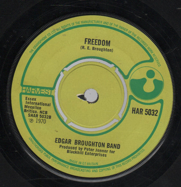 The Edgar Broughton Band : Apache Drop Out (7", Single, 4- )
