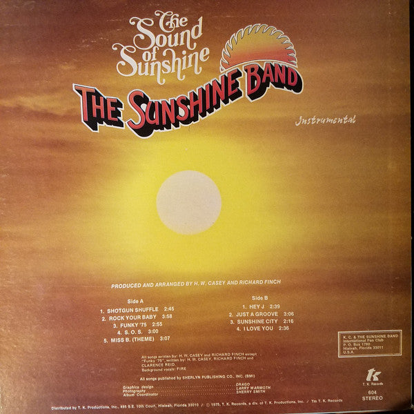 The Sunshine Band : The Sound Of Sunshine (LP)