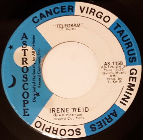 Irene Reid : The Night The Lights Went Out In Georgia (7", Single)