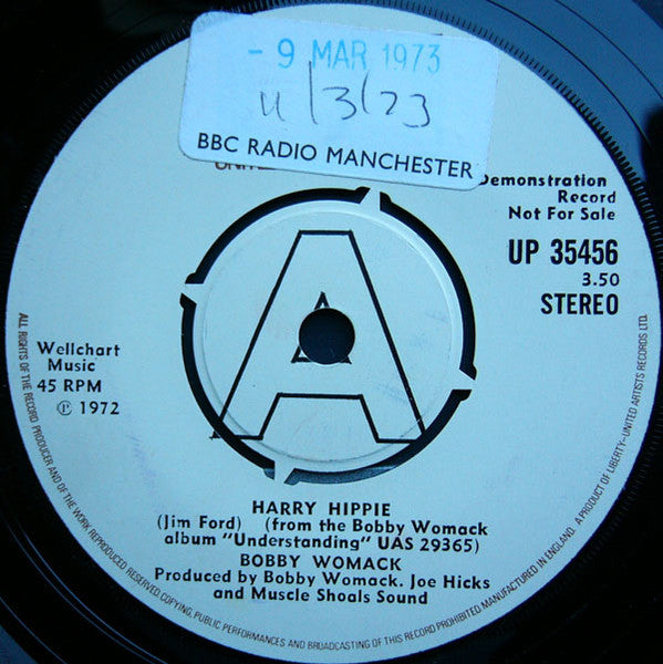 Bobby Womack : I Can Understand It / Harry Hippie (7", Promo)