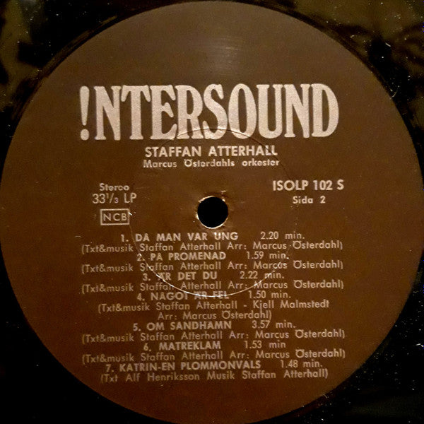 Staffan Atterhall, Marcus Österdahls Orkester : Om Du Kommer Lite Närmare Mej (LP, Album, Bioplastic)