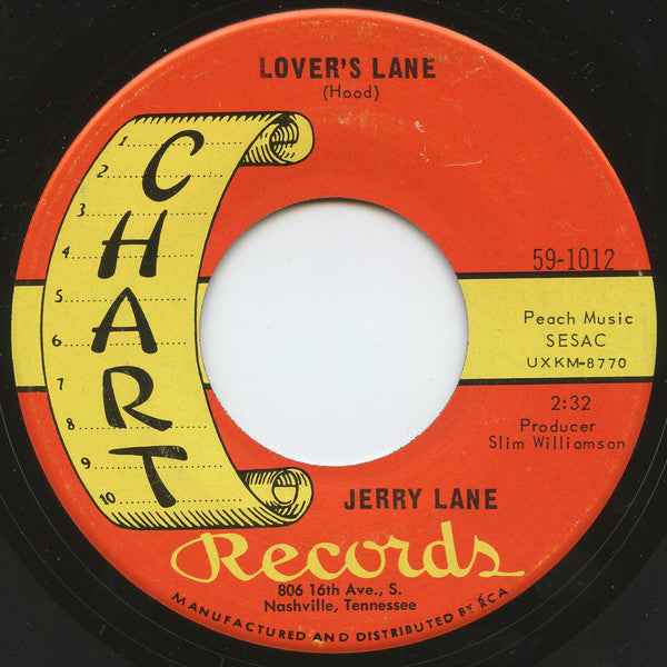 Jerry Lane (2) : My Mind Won't Mind Me (7")