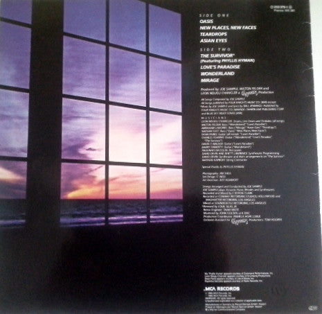 Joe Sample : Oasis (LP, Album)