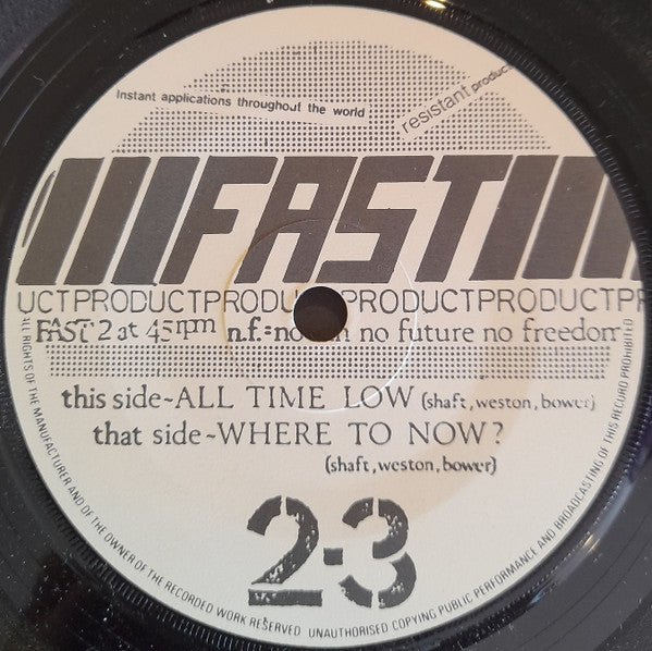 2.3 : All Time Low / Where To Now? (7", Single)