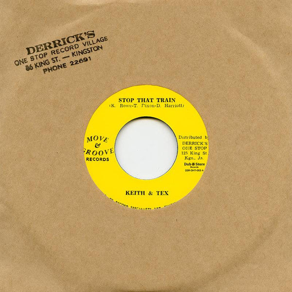 Keith & Tex / Bobby Ellis & The Jetts : Stop That Train / Feeling Peckish (7", RE, RP)