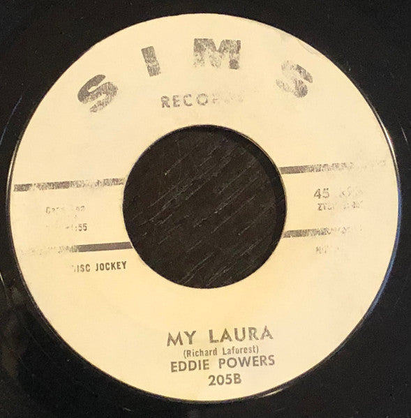 Eddie Powers : I'll Step Aside / My Laura (7", Promo, Styrene)