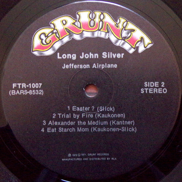 Jefferson Airplane : Long John Silver (LP, Album, Fol)