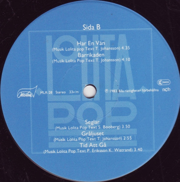 Lolita Pop : Fem Söker En Skatt (LP, Album)