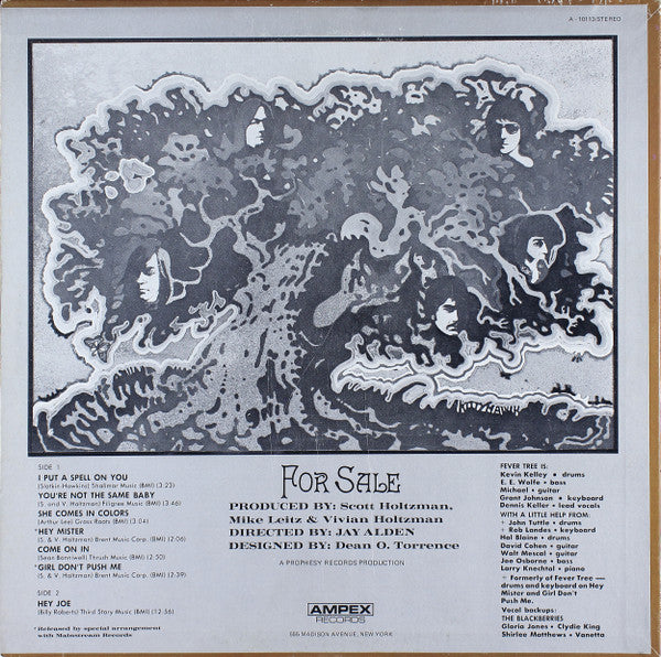 Fever Tree : For Sale (LP, Album, ARP)