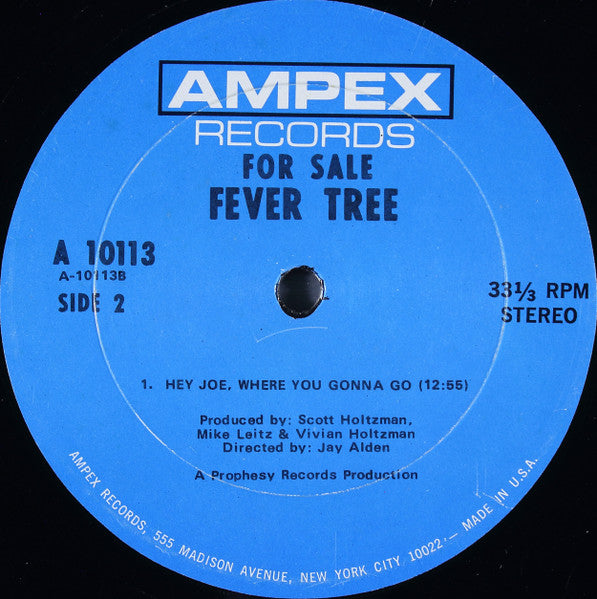 Fever Tree : For Sale (LP, Album, ARP)