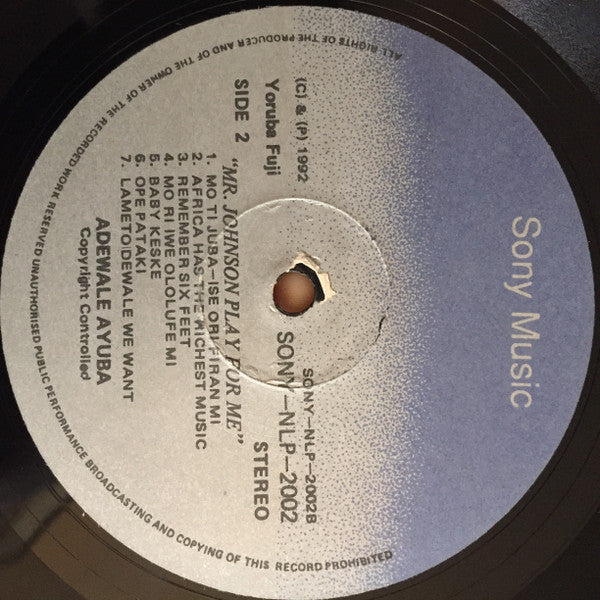 Ayuba : Mr Johnson Play For Me (LP, Album)