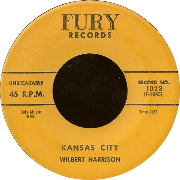 Wilbert Harrison : Kansas City / Listen, My Darling (7", Single)