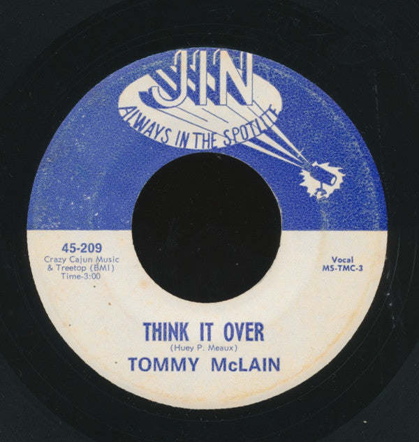 Tommy McLain : Think It Over / I Can't Take It No More (7", Single)
