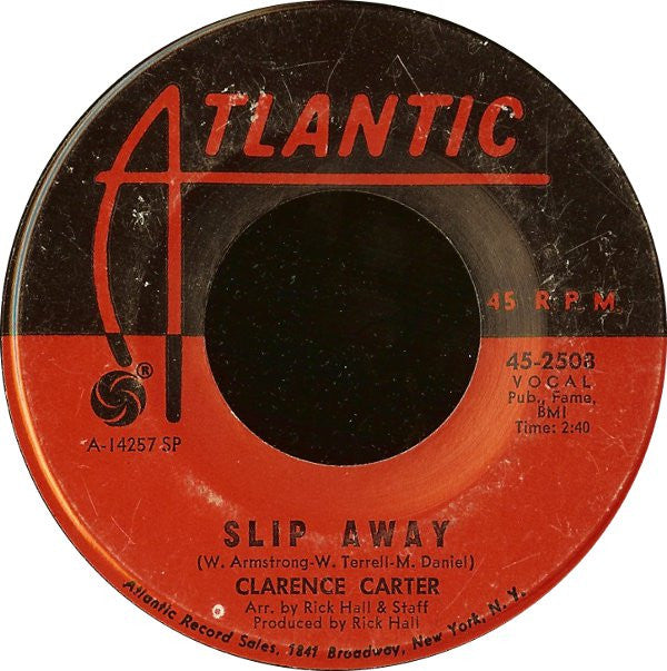 Clarence Carter : Slip Away / Funky Fever (7", Single, SP )