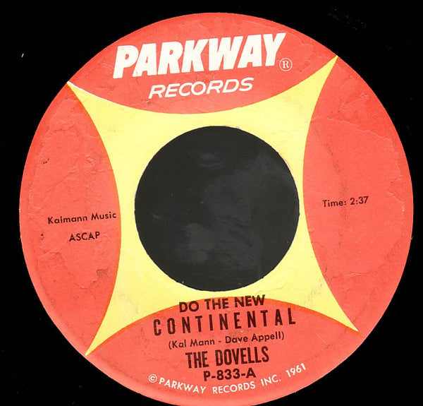 The Dovells : (Do The New) Continental / Mope-Itty Mope Stomp (7", Single)