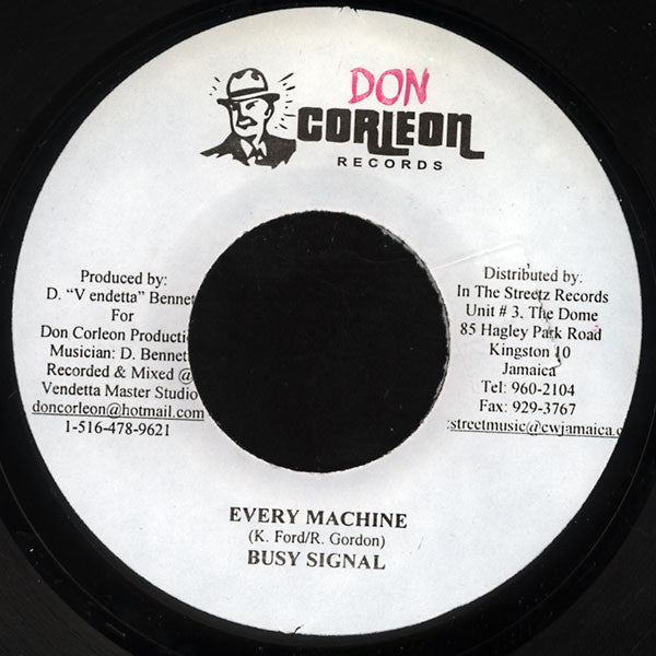 Busy Signal : Every Machine (7")