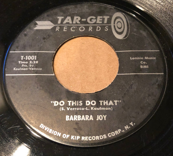 Barbara Joy / The Kipsters : Do This Do That (7", Spl)