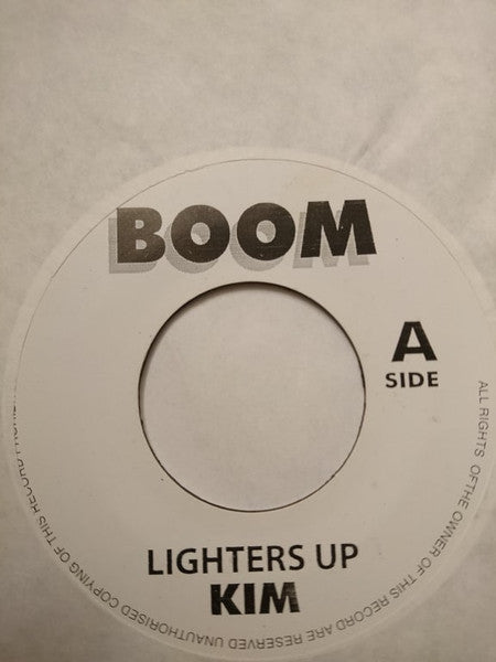 Lil' Kim : Lighters Up (7", Single, Unofficial)