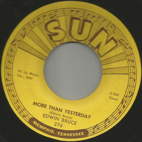 Ed Bruce : More Than Yesterday / Rock Boppin' Baby (7")