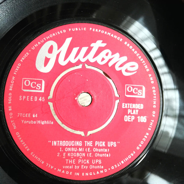 The Pick-Ups (5) : Introducing The Pick-Ups (7", EP, Mono)