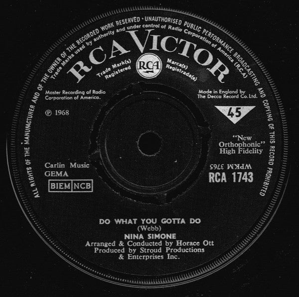 Nina Simone : Ain't Got No - I Got Life (7", Single)