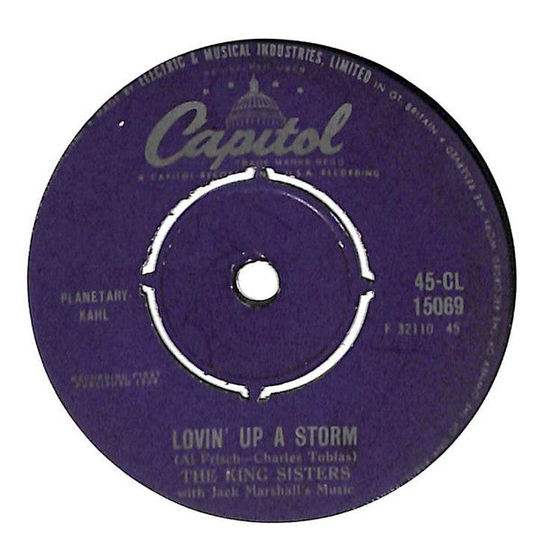 The King Sisters : Lovin' Up A Storm (7", Single)
