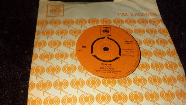 Dion DiMucci : Donna The Prima Donna / You're Mine (7", Single)