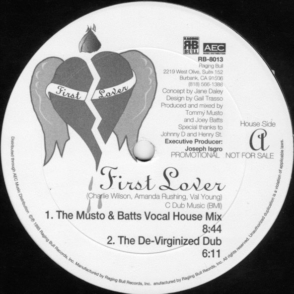 The Gap Band : First Lover (Special House Mixes) (12", Promo)