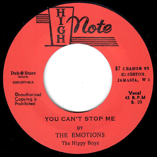 The Emotions (2), The Hippy Boys : You Can't Stop Me (7", RE)