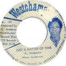 Alton Anderson : Just A Matter Of Time (7")