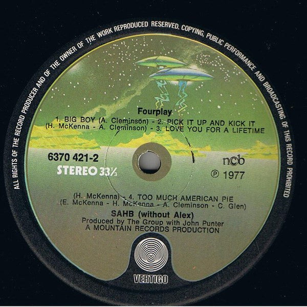The Sensational Alex Harvey Band : Fourplay (LP, Album)
