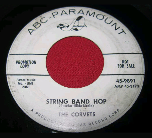 The Corvets (4) : String Band Hop (7", Single, Promo)