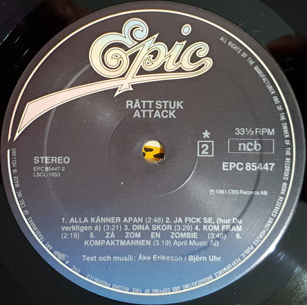 Attack (4) : Rätt Stuk (LP, Album)