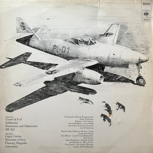Blue Öyster Cult : Secret Treaties (LP, Album, Tex)