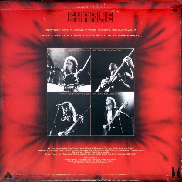 Charlie (5) : Fantasy Girls (LP, Album, San)