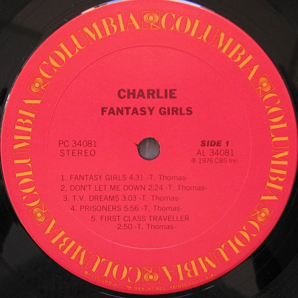 Charlie (5) : Fantasy Girls (LP, Album, San)