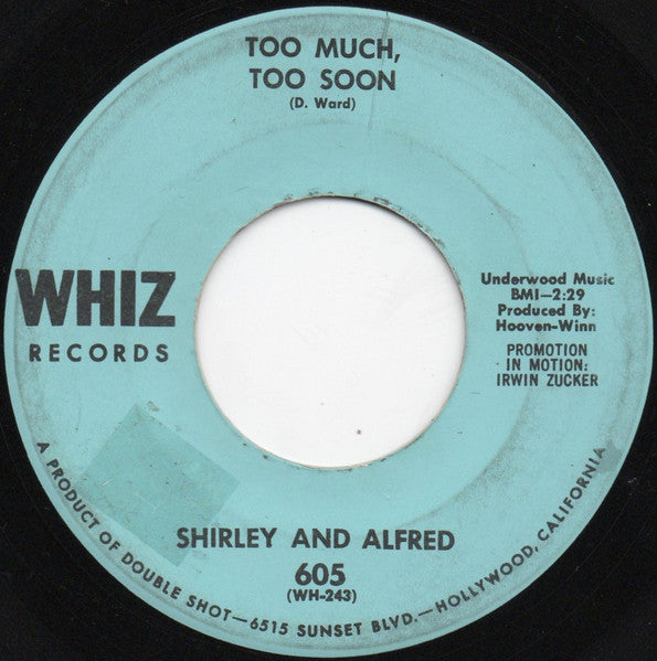 Shirley And Alfred : Kid Games And Nursery Rhymes (7", Single)