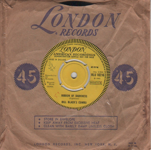 Bill Black's Combo : Turn On Your Love Light (7", Single, Promo)