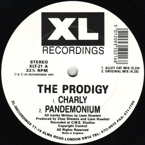 The Prodigy : Charly (12", Single, Com)