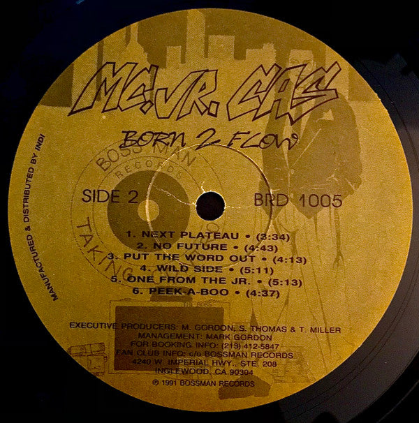 MC. Jr. Cas : Born 2 Flow (LP, Album)